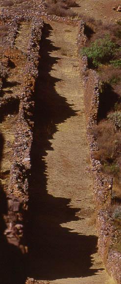 Die berreste der Pr-Inca-Stadt Pikillacta