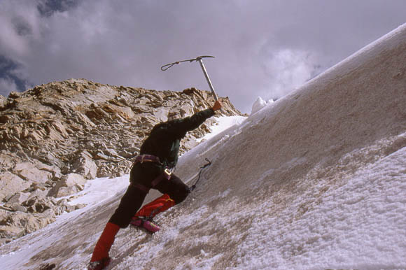 ber den Gletscher immer bergauf