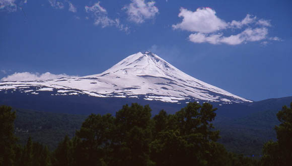 Der Vulcan Conguillo in gleichnamigen Nationalpark