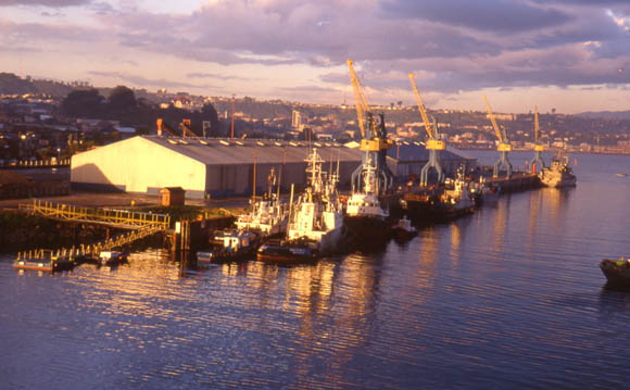 Der Hafen von Puerto Montt